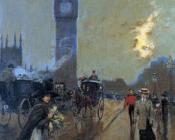 乔治 斯坦 : A View of Big Ben London